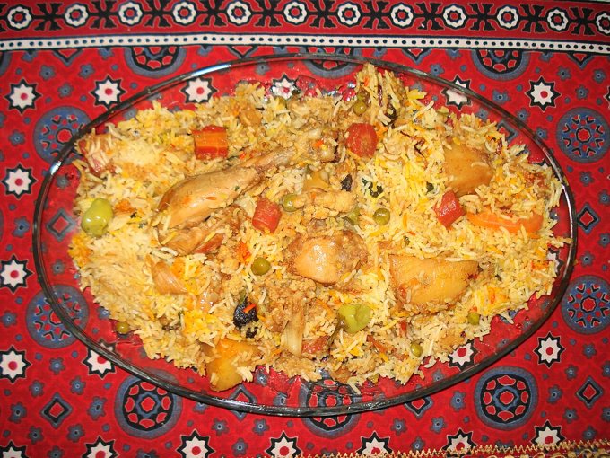 Sindhi biryani photographed by Miansari66.