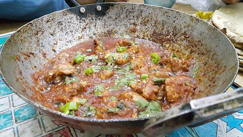 Representative photograph of Chicken Karahi.