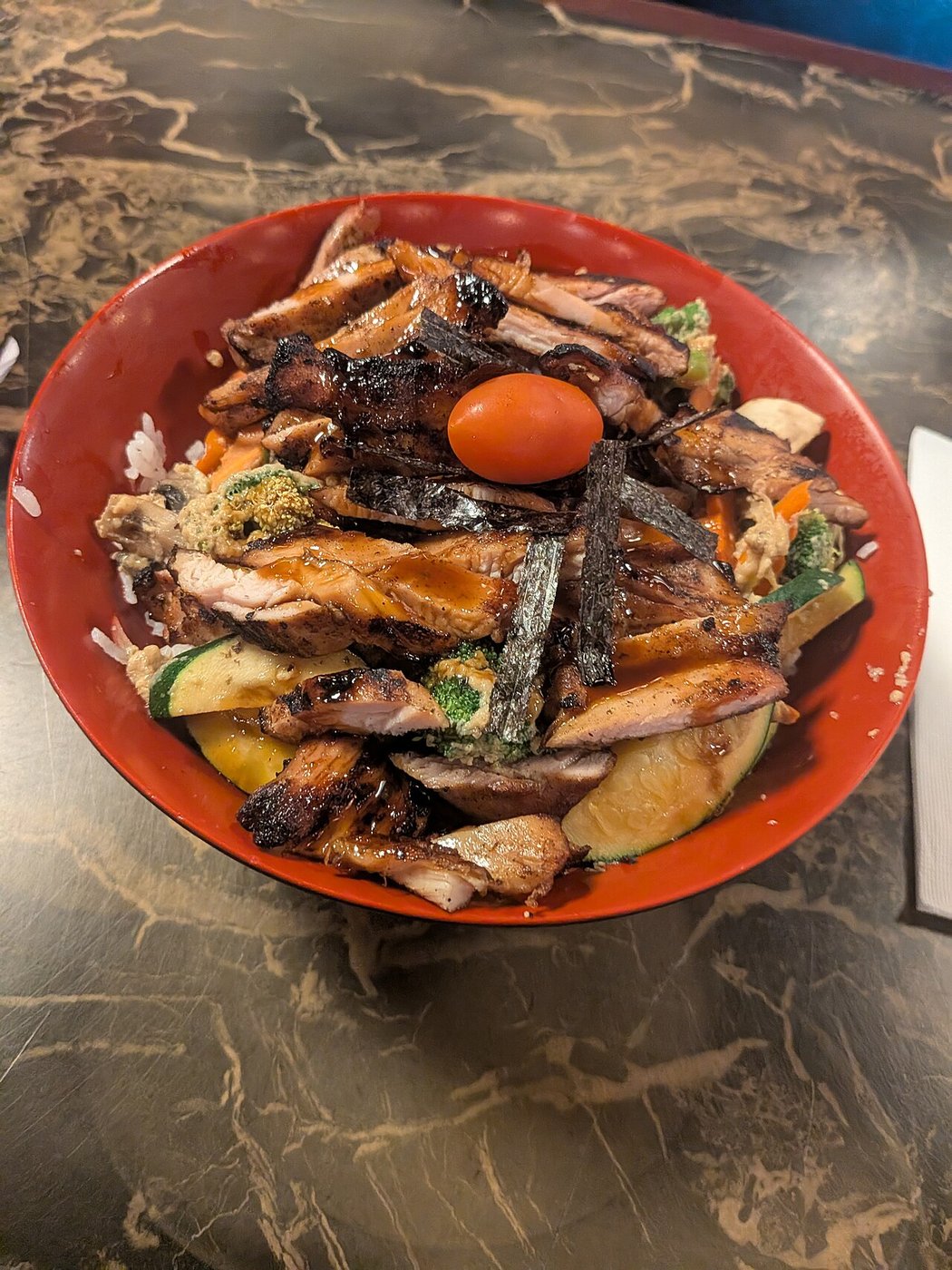 Representative photograph of chicken teriyaki