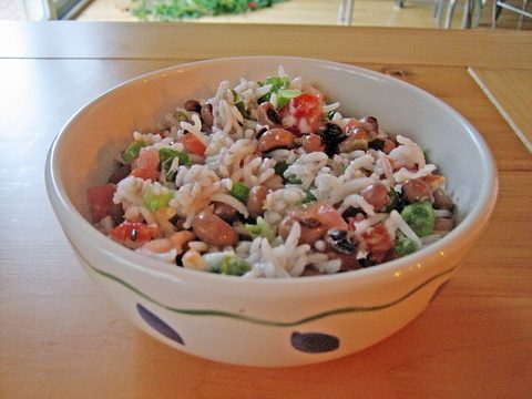 Representative photograph of Hoppin John. The photograph includes tomato pieces not included in this recipe.