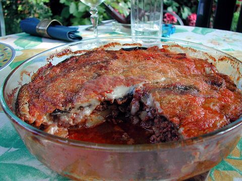 Representative photograph of Moussaka.
