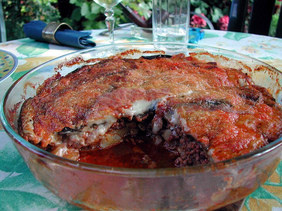 Representative photograph of Moussaka.