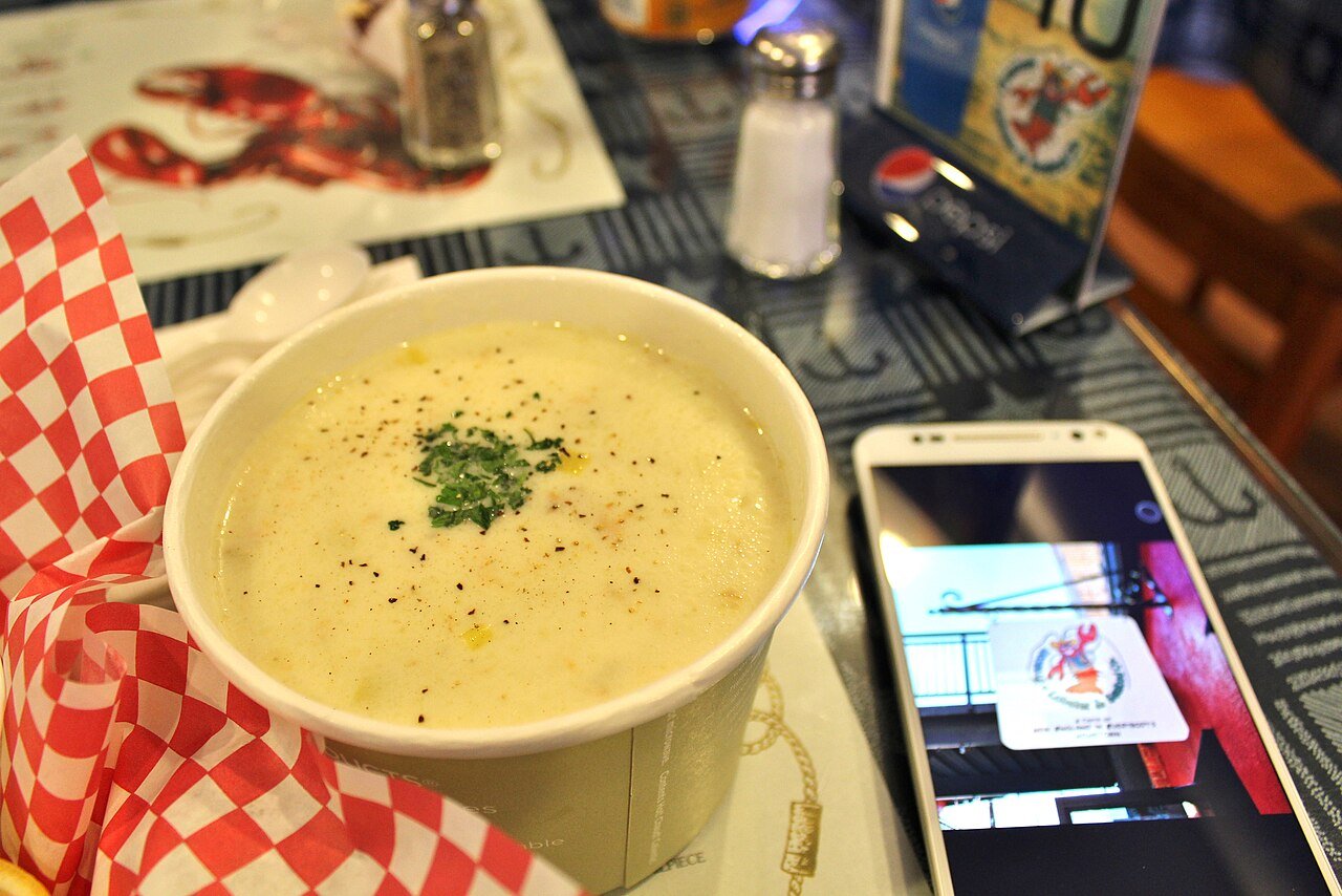 Representative photograph of New England Clam Chowder.