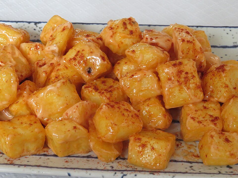 Representative photograph of patatas bravas