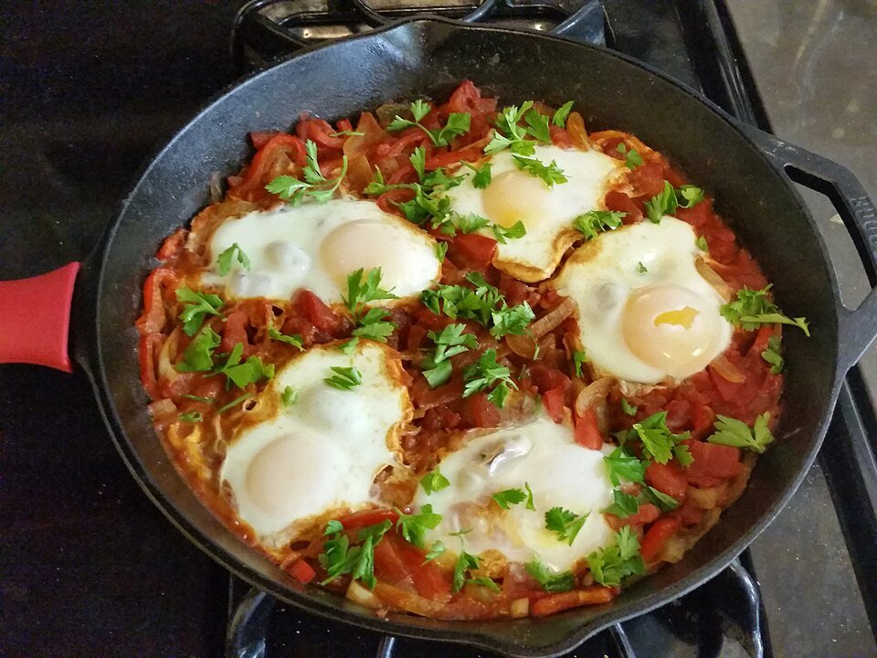 Representative photograph of shakshuka