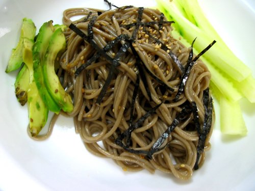 Representative photograph of Soba Noodle Salad.