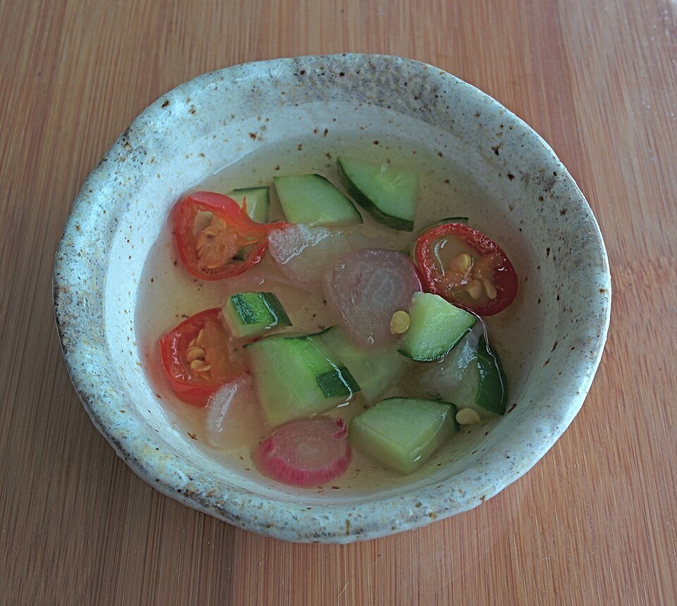 Representative photograph of Thai Cucumber Relish.