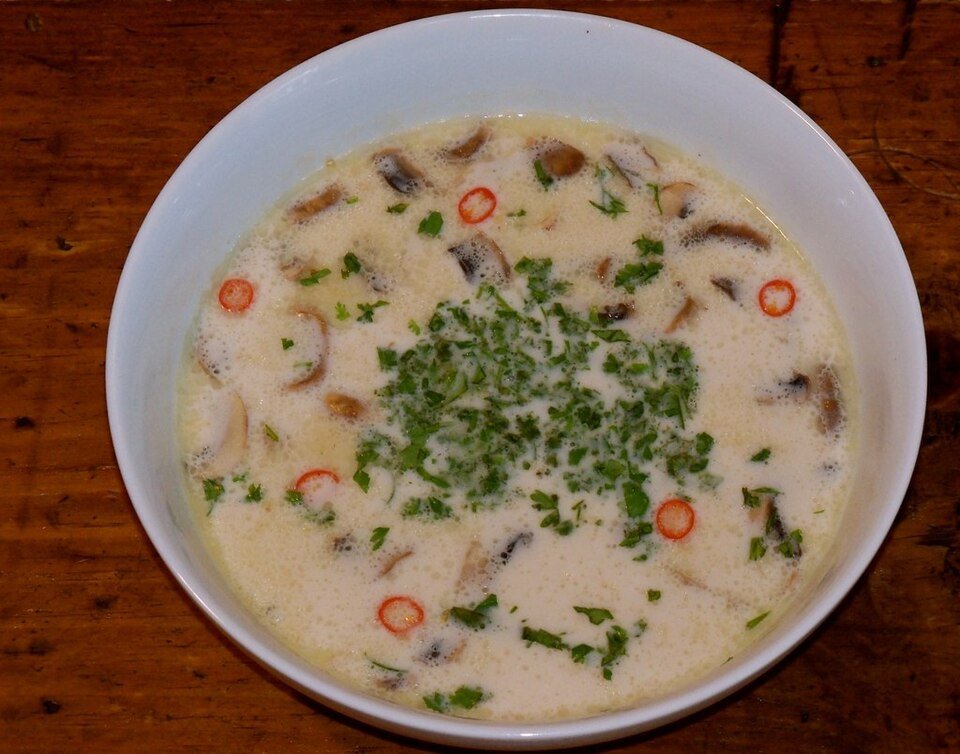 Representative photograph of Tom Kha Gai.