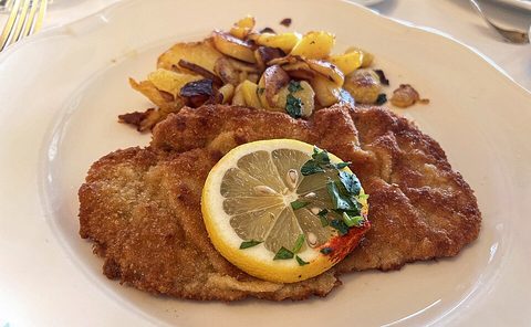 Representative photograph of Wiener Schnitzel.