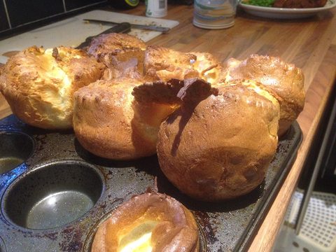 Representative photograph of Yorkshire Puddings.